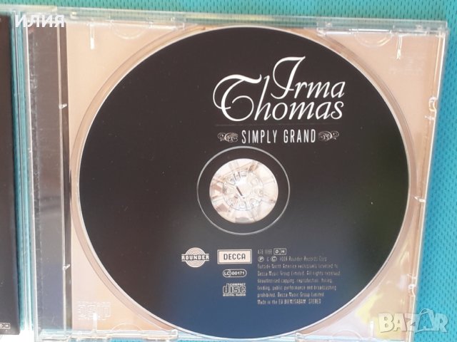 Irma Thomas – 2008 - Simply Grand(Funk / Soul, Blues), снимка 2 - CD дискове - 43947324