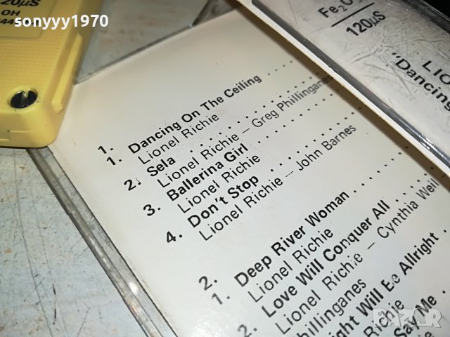 📢LIONEL RICHIE ORIGINAL BALKANTON 0610220939, снимка 18 - Аудио касети - 38237278