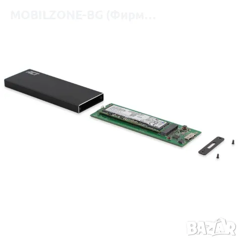 Чекмедже за твърд диск ACT AC1600, M.2 SSD, USB 3.2 Gen1, Черен, снимка 1