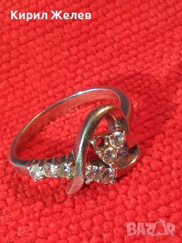 МНОГО КРАСИВ СКЪПОЦЕНЕН СРЕБЪРЕН АРТ ПРЪСТЕН СРЕБРО 925 с ФАСЕТИРАНИ ЦИРКОНИ 32433, снимка 4 - Пръстени - 38352312