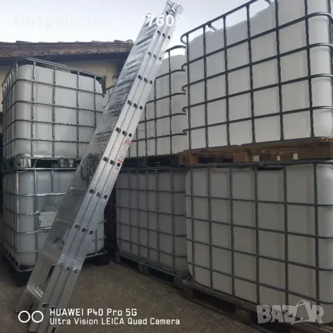 Професионална трираменна алуминиева стълба с 10 стъпала с профил на краката 22х80мм , снимка 7 - Други инструменти - 50330708