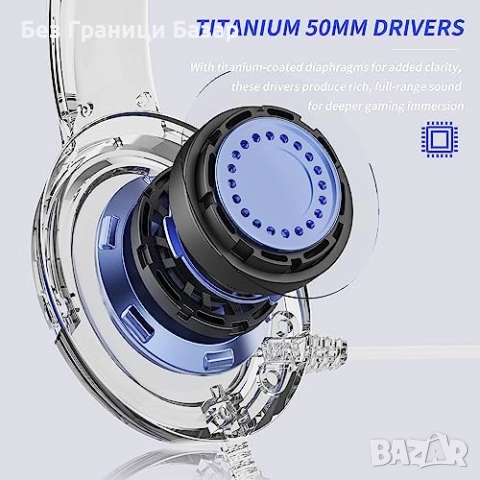 Нови Геймърски слушалки с шумопотискащ микрофон за конзоли PC Xbox, снимка 4 - Слушалки и портативни колонки - 52464125