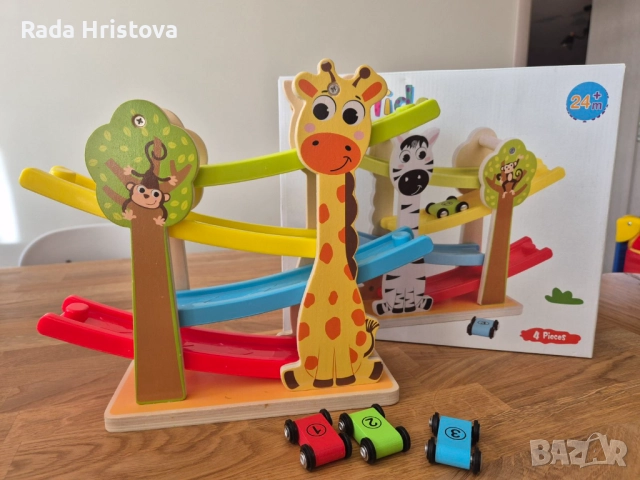 Дървени играчки и музикален килим за деца над 12 месеца, снимка 15 - Образователни игри - 52627483