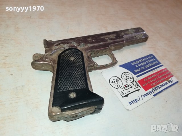 СТАР ПИСТОЛЕТ-МЕТАЛЕН ЗАПАЛКА 0502241116, снимка 10 - Антикварни и старинни предмети - 44140695