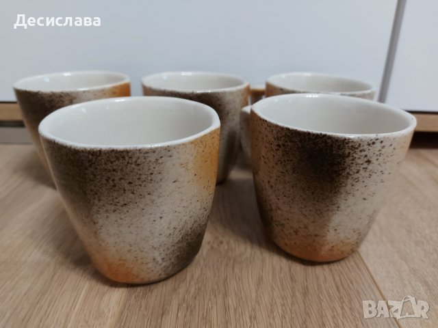 Керамични чаши за чай, кафе, мляко, налични 5 броя, снимка 2 - Сервизи - 40223230