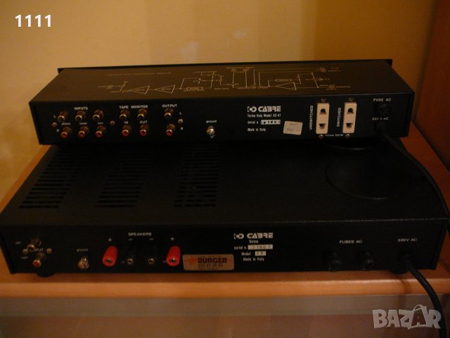 CABRE AS-41-43 ITALQNSKI KOMPLEKT, снимка 6 - Ресийвъри, усилватели, смесителни пултове - 35343147