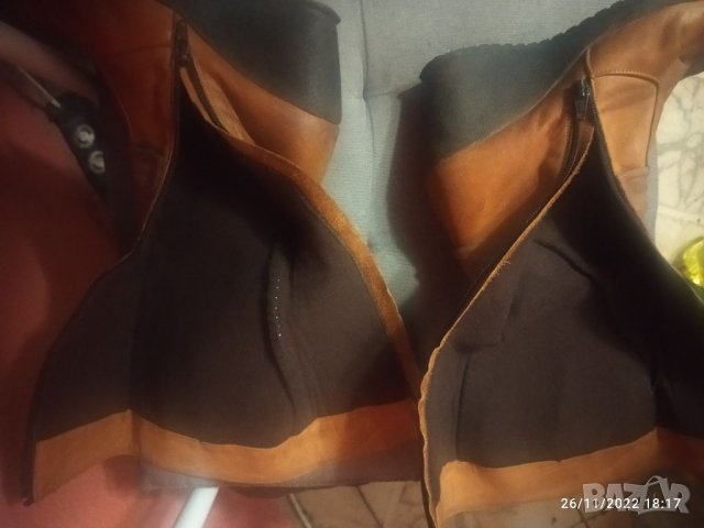 Дамски ботуши от естествена кожа , снимка 7 - Дамски ботуши - 38808106