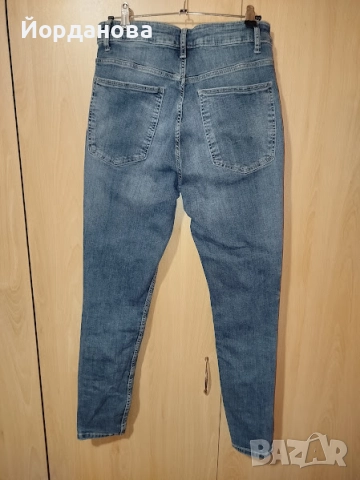 Дънки ZARA с висока талия р-р 40, снимка 2 - Дънки - 52990169