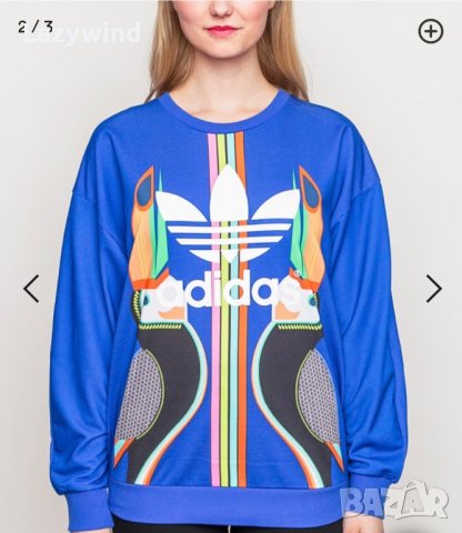 Суичър Adidas Originals x FARM Rio, снимка 2 - Суичъри - 43165674