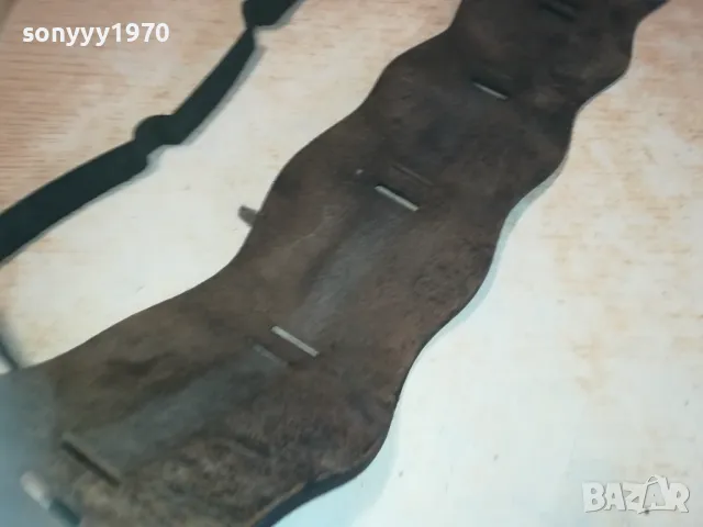 КОЖЕН КОЛАН ЕСТ.КОЖА МЕД МЕСИНГ 0311241212, снимка 13 - Антикварни и старинни предмети - 47820745