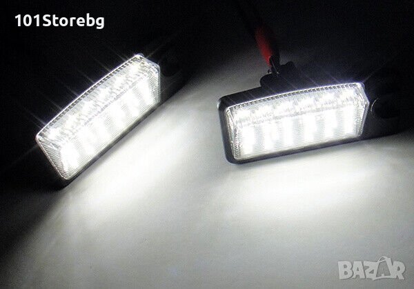 Комплект LED плафони за регистрационен номер на Nissan, Infiniti, ляв и десен, снимка 4 - Части - 43438064