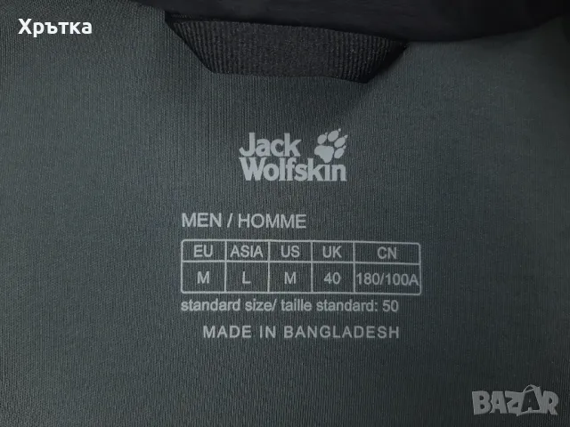 Jack Wolfskin Tasman - Оригинално мъжко яке с пух размер M, снимка 12 - Якета - 49303569