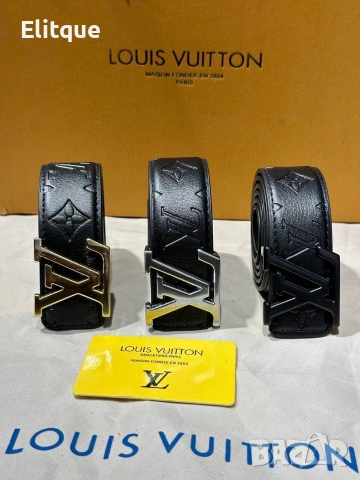 колани от естествена кожа в кутия louis vuitton , снимка 4 - Колани - 53287686