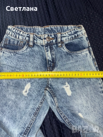 Дънки 8-9 години, снимка 2 - Детски панталони и дънки - 51945526