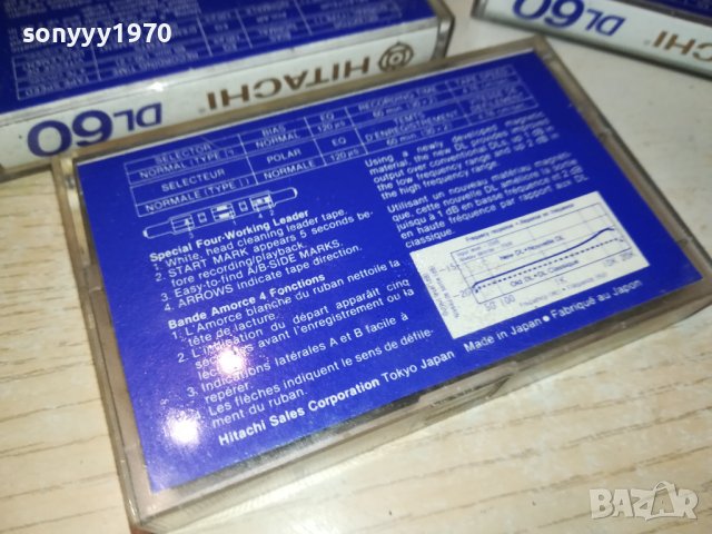 HITACHI DL60 MADE IN JAPAN-ORIGINAL TAPE 0212231920, снимка 18 - Аудио касети - 43243923