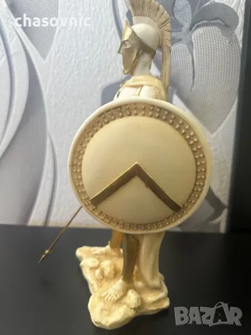 Статуетка Леонид Спарта 300 от алабастър – символ на храбростта / фигура , снимка 10 - Колекции - 49976130