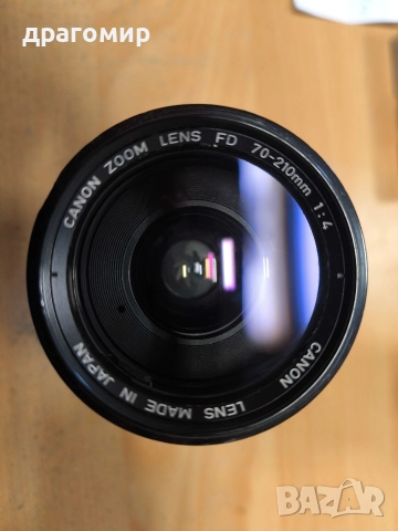 CANON ZOOM LENS FD 70-210 mm 1:4, снимка 5 - Обективи и филтри - 52558420