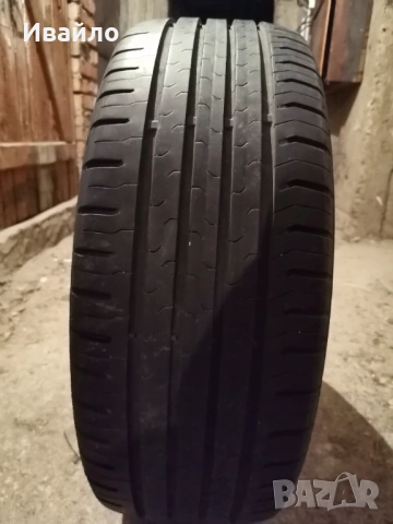 Продавам 1 брой летна гума 195.55.16 дот 2022 Контентал , снимка 2 - Гуми и джанти - 53561076