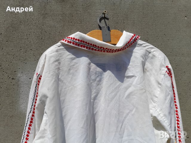 Стара мъжка риза за носия #6, снимка 5 - Антикварни и старинни предмети - 37507624