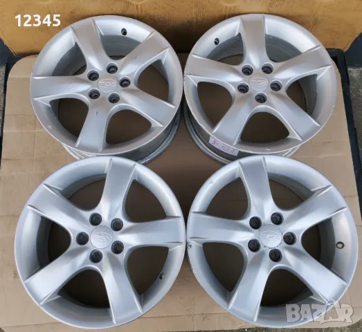 16’’5x100 originalni za subaru 16”5х100 оригинални за субару-№522, снимка 3 - Гуми и джанти - 48329416