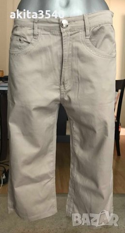 Бежов панталон 7/8, снимка 2 - Панталони - 26309742