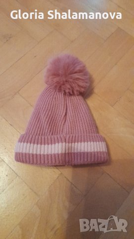 Зимна шапка за момиче 52 размер (2-4г.), снимка 2 - Шапки - 43142323