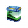 Нано аквариум за рибки 4 литра с капак осветление и филтрираща помпа