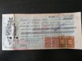 Запис на заповед с гербови марки за 10 383 лева | 1940г., снимка 1 - Други ценни предмети - 27478289