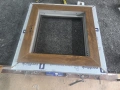  пвц прозорец 55,5 ь 55,5 златен дъб, снимка 1