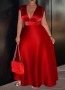 Рокля червена, снимка 1