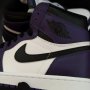 Nike Air Jordan 1 High OG Court Purple Размер 42 Номер Лилави Кецове Обувки Маратонки Нови, снимка 4