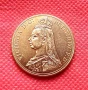 Златен суверен 1887 - реплика, снимка 1