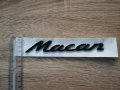 Черна емблема Порше Porsche Macan надпис, снимка 3