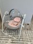 Електрическа бебешка люлка LORELLI PORTOFINO в розов цвят, снимка 1 - Детски люлки - 43513510