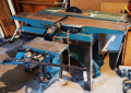 Стари дърводелски машини - банциг, щрайхмус, триоперационна машина, струг, снимка 5