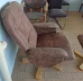 Въртящ фотьойл с подпиралка за крака, снимка 3