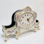 Порцеланов настолен часовник Royal Dux Bohemia Komtesa в стил Empir. , снимка 3