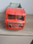 Голяма механична ламаринена играчка самосвал JOUSTRA 1958г, снимка 15