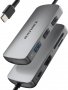 MAVINEX USB C хъб 8 в 1, 4K HDMI, USB C, USB 3.0, 2хUSB 2.0, SD/Micro SD четец на карти, 100 W USB 