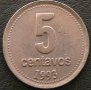 5 центаво 1993, Аржентина