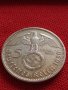 СРЕБЪРНА МОНЕТА 5 райхсмарки 1936г. Нацистка Германия Трети Райх с СВАСТИКА за КОЛЕКЦИЯ 33077, снимка 3