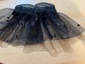 Елегантни модерни и нежни под ръкави в черно с еластична част и перли, снимка 1 - Други - 39621630