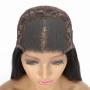 Черна перука от микс естествен косъм и примеси 70 см с Lace 4×4, снимка 13