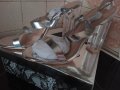 Нови сребърни сандали, снимка 1 - Сандали - 32905574