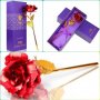 24K Gold Rose Златна роза Луксозен подарък за Св. Валентин, снимка 7
