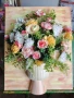 Картина с 3д цветя , снимка 5