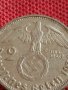 Сребърна монета 2 райхсмарки 1938г. Нацистка Германия Трети Райх с СХВАСТИКА за КОЛЕКЦИЯ 42051, снимка 3
