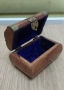 кутийка дървена обков месинг за ценители , снимка 5