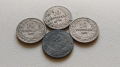 лот 10 стотинки 1906, 1912,1913, 1917 България - 4 броя
