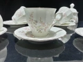 Стар български костен порцелан чаши за чай , снимка 3